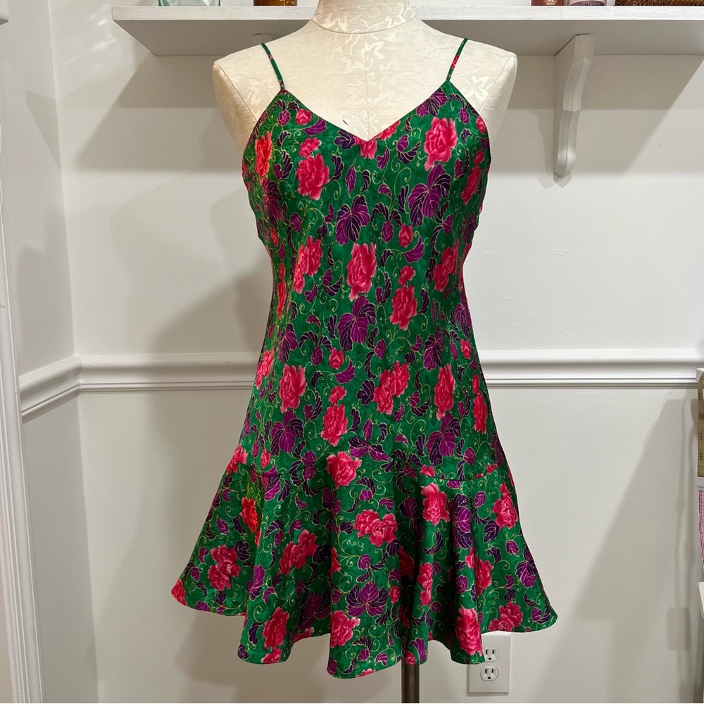 Vintage Victoria’s Secret floral slip dress